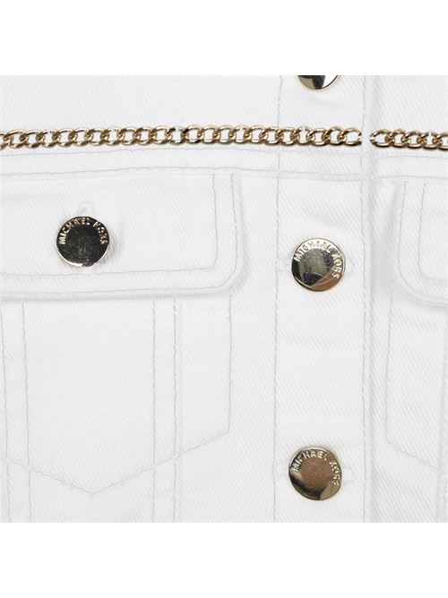 Giubbino bianco con catene MICHAEL KORS | R16126BIANCO#